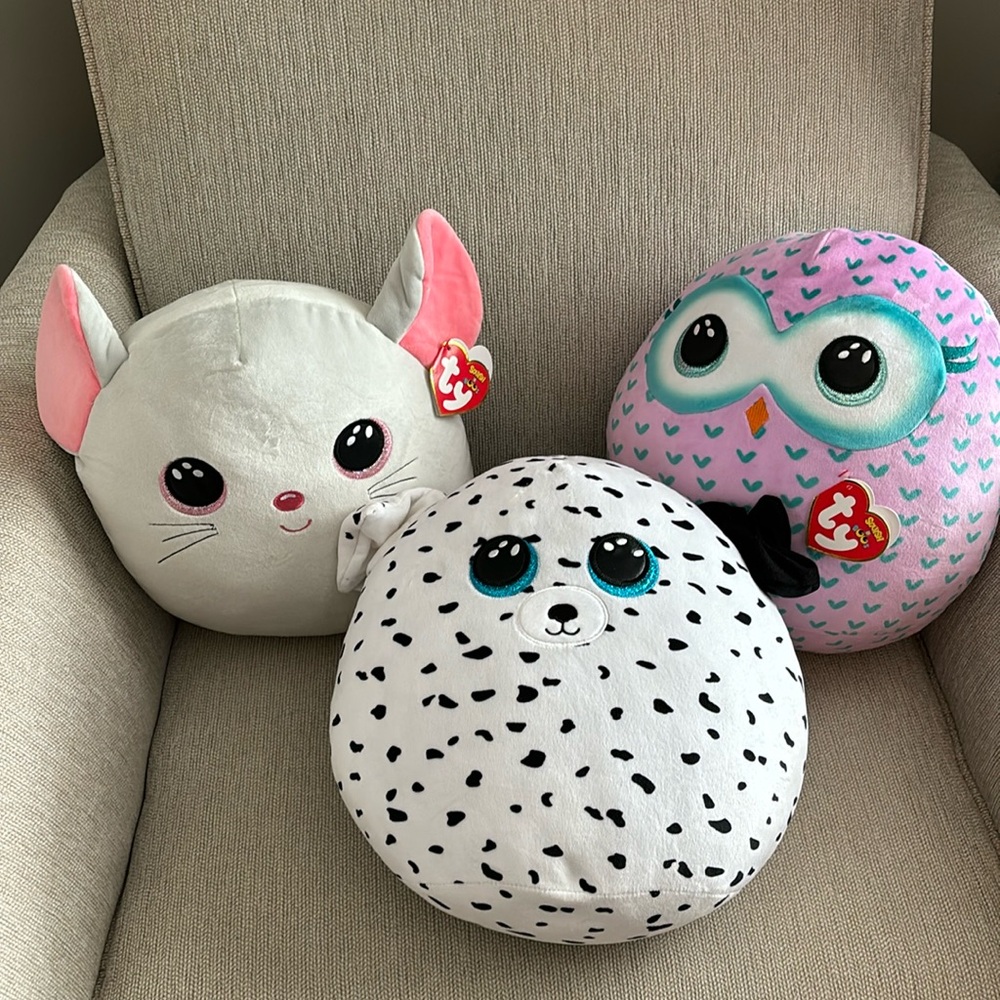 Lot of 3 Squish A Boos